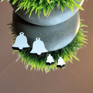 Christmas Bell Sublimation Earring Blanks ~ Multiple Sizes - Designodeal