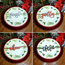 Load image into Gallery viewer, Christmas Plate Words Digital File Only - Designodeal
