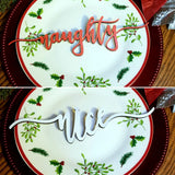 Christmas Plate Words Digital File Only - Designodeal