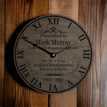 Load image into Gallery viewer, Company Board Member Appreciation &amp; Service Clock - Designodeal
