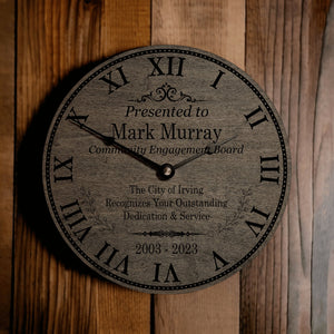 Company Board Member Appreciation & Service Clock - Designodeal