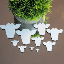Load image into Gallery viewer, Cow Head Sublimation Earring Blanks ~ Multiple Sizes - Designodeal
