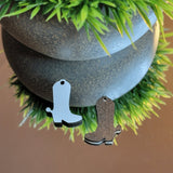 Cowboy Boots with Spurs Sublimation Earring Blanks ~ Multiple Sizes - Designodeal