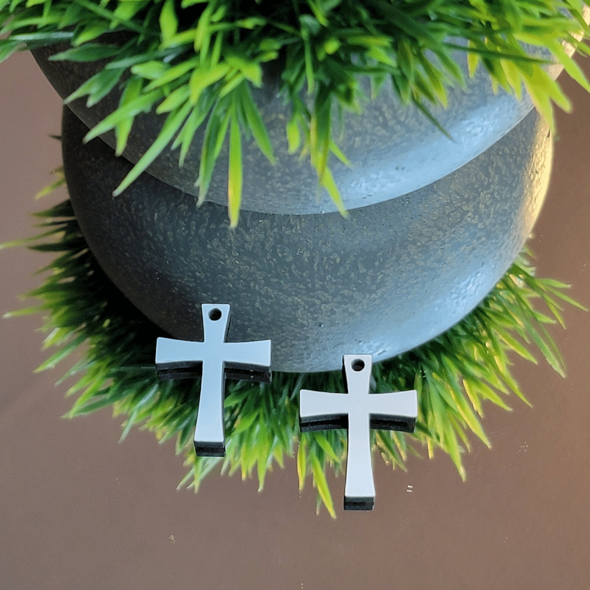 Cross Sublimation Earring Blanks ~ Multiple Sizes - Designodeal