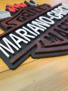 Custom Engraved GRILL MASTER Sign With Backer - Designodeal