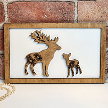 Load image into Gallery viewer, Deer Daddy &amp; Me Animal Sign - Designodeal
