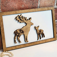Load image into Gallery viewer, Deer Daddy &amp; Me Animal Sign - Designodeal
