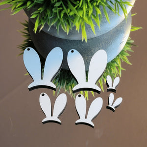 Easter Bunny Ears Sublimation Earring Blanks ~ Multiple Sizes - Designodeal
