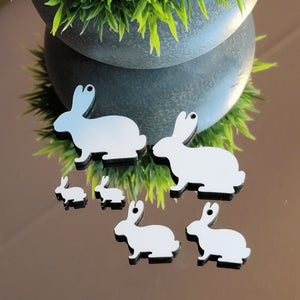 Easter Bunny Rabbit Sublimation Earring Blanks ~ Multiple Sizes - Designodeal