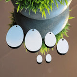 Easter Egg Sublimation Earring Blanks ~ Multiple Sizes - Designodeal