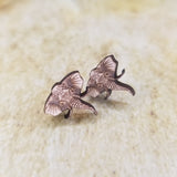 Elephant Maple Wood Stud Earrings - Designodeal