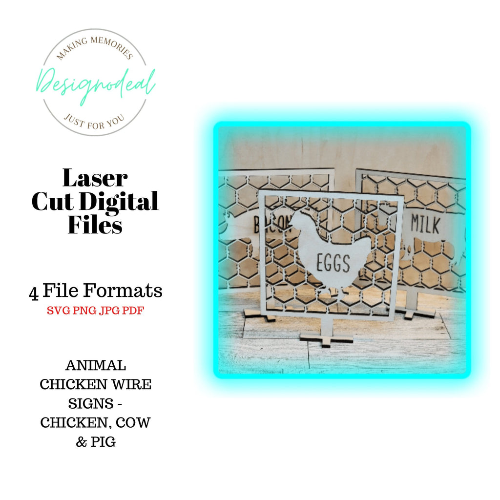Chicken File. Sign Farmhouse Animal Chicken Wire Signs Digital File Only – Designodeal