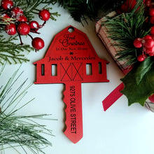 Load image into Gallery viewer, Farmhouse Red Barn New Home Personalized Ornament - Designodeal

