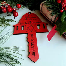 Load image into Gallery viewer, Farmhouse Red Barn New Home Personalized Ornament - Designodeal
