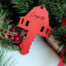 Load image into Gallery viewer, Farmhouse Red Barn New Home Personalized Ornament - Designodeal
