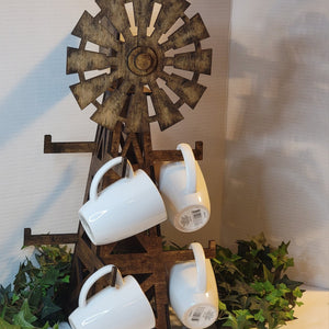 Farmhouse Windmill Coffee Cup Holder - Designodeal