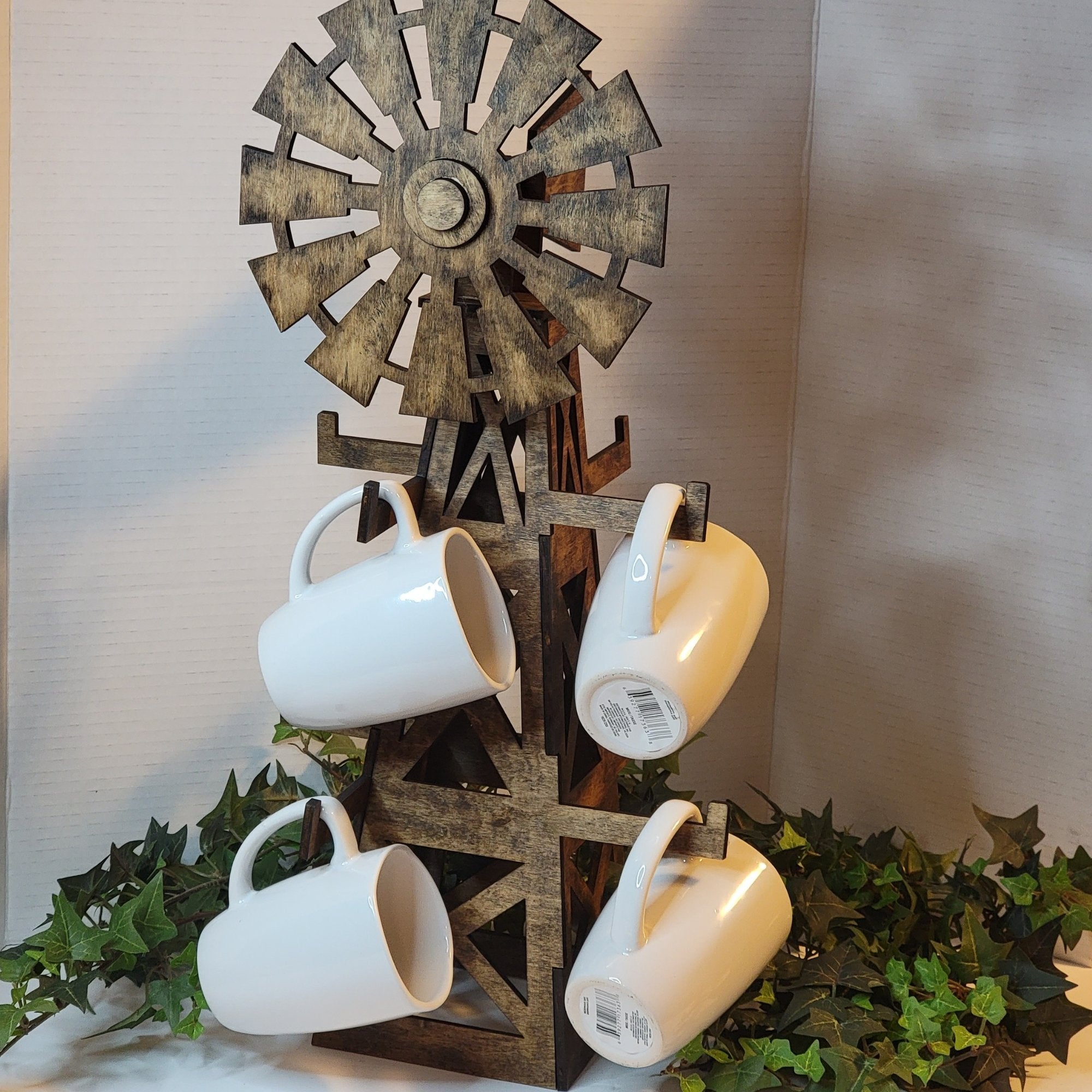 Farmhouse Windmill Coffee Cup Holder - Designodeal
