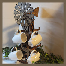 Load image into Gallery viewer, Farmhouse Windmill Coffee Cup Holder - Designodeal

