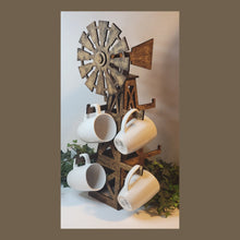 Load image into Gallery viewer, Farmhouse Windmill Coffee Cup Holder - Designodeal
