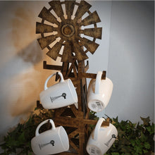 Load image into Gallery viewer, Farmhouse Windmill Coffee Cup Holder - Designodeal
