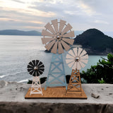 Farmhouse Windmill Decor Stand - Designodeal