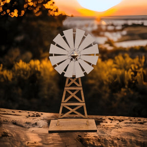 Farmhouse Windmill Decor Stand - Designodeal