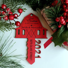 Load image into Gallery viewer, First Christmas in New Home Red Barn Key Christmas Ornament SVG DIGITAL DOWNLOAD Files - Designodeal

