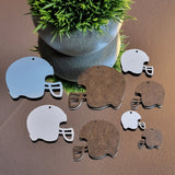 Football Helmet Sublimation Earring Blanks ~ Multiple Sizes - Designodeal