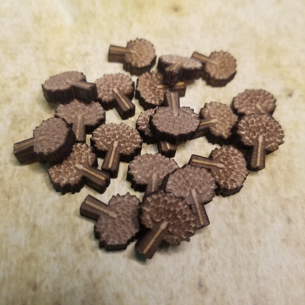 Friendship Hand Tree Wood Stud Earring Blanks and Wood Confetti - Designodeal