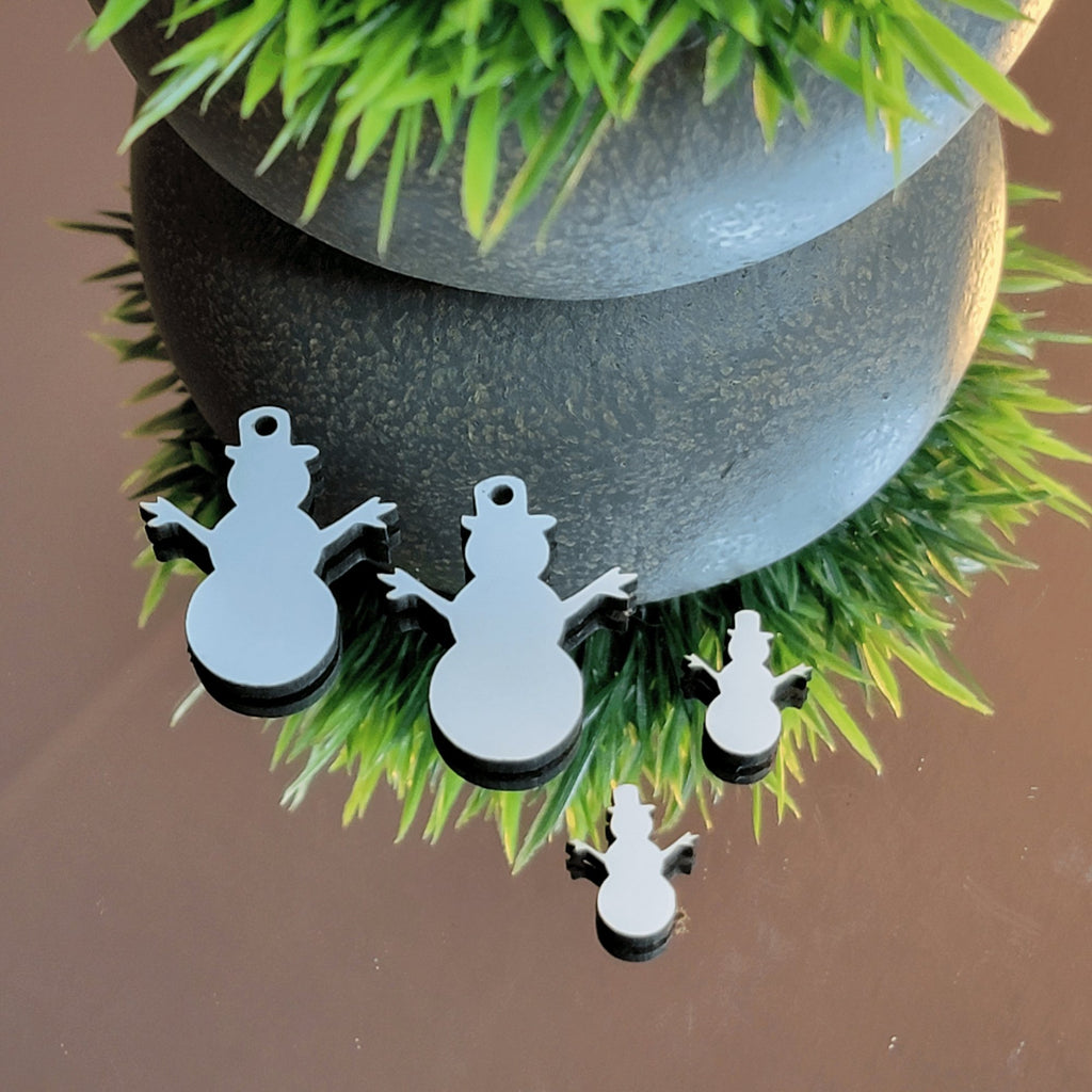 Frosty the Snowman Sublimation Earring Blanks ~ Multiple Sizes - Designodeal