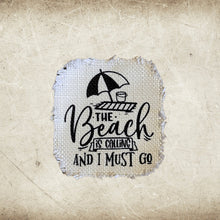 Load image into Gallery viewer, Fun Beach &amp; Drinking Frayed Sublimation Hat Patches - Designodeal
