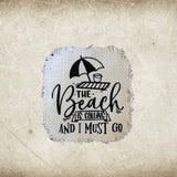 Fun Beach & Drinking Frayed Sublimation Hat Patches - Designodeal