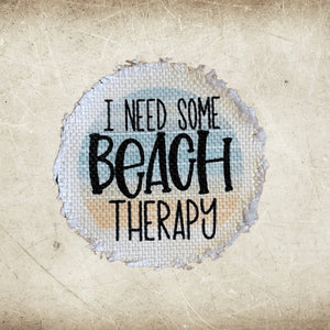 Fun Beach & Drinking Frayed Sublimation Hat Patches - Designodeal