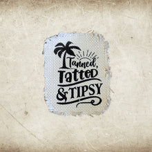 Load image into Gallery viewer, Fun Beach &amp; Drinking Frayed Sublimation Hat Patches - Designodeal
