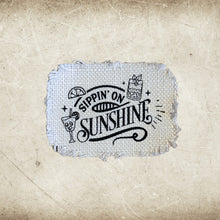 Load image into Gallery viewer, Fun in the Sun Summer Frayed Sublimation Hat Patches - Designodeal
