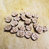 Goofy Pumpkin Wood Stud Earring Blanks and Wood Confetti - Designodeal