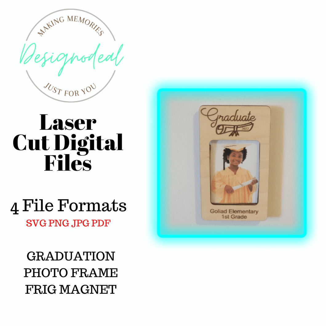 Graduation Frig Magnet Digital File Only - Designodeal
