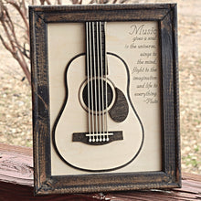 Load image into Gallery viewer, Guitar Sign With Music Quote - Designodeal
