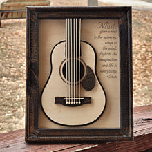 Load image into Gallery viewer, Guitar Sign With Music Quote - Designodeal
