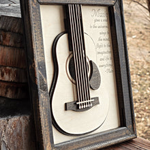 Load image into Gallery viewer, Guitar Sign With Music Quote - Designodeal

