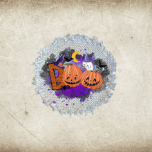 Load image into Gallery viewer, Halloween Fall Frayed Sublimation Hat Patches #3 - Designodeal
