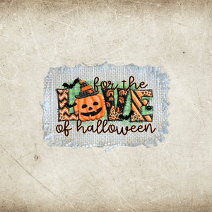 Halloween Fall Frayed Sublimation Hat Patches #3 - Designodeal