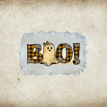 Load image into Gallery viewer, Halloween Fall Frayed Sublimation Hat Patches #4 - Designodeal
