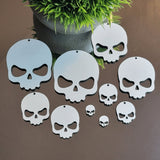Halloween Skull Sublimation Earring Blanks ~ Multiple Sizes - Designodeal