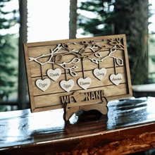 Load image into Gallery viewer, Personalized Hanging Hearts Grandma Sign
