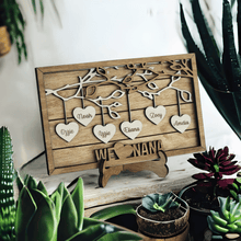 Load image into Gallery viewer, Personalized Hanging Hearts Grandma Sign
