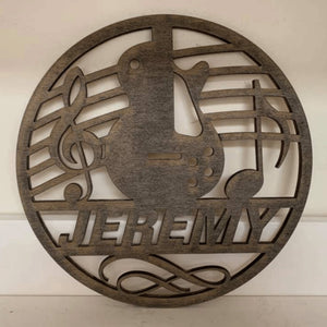 Home Decor Series Round Name Sign Without Backer - Designodeal