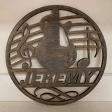 Home Decor Series Round Name Sign Without Backer - Designodeal