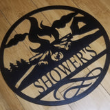 Home Decor Series Round Name Sign Without Backer - Designodeal