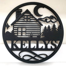 Load image into Gallery viewer, Home Decor Series Round Name Sign Without Backer - Designodeal
